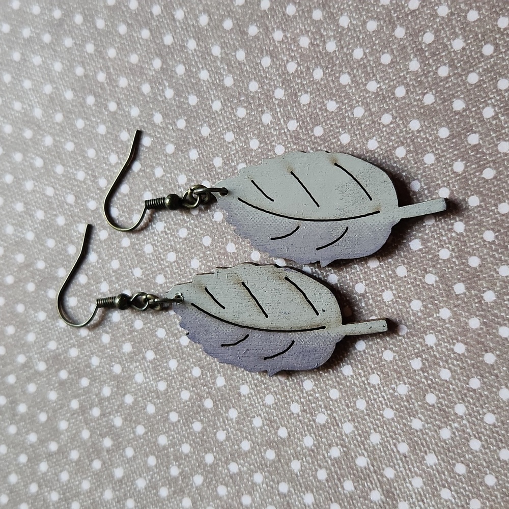 Handmade Leaf Earrings